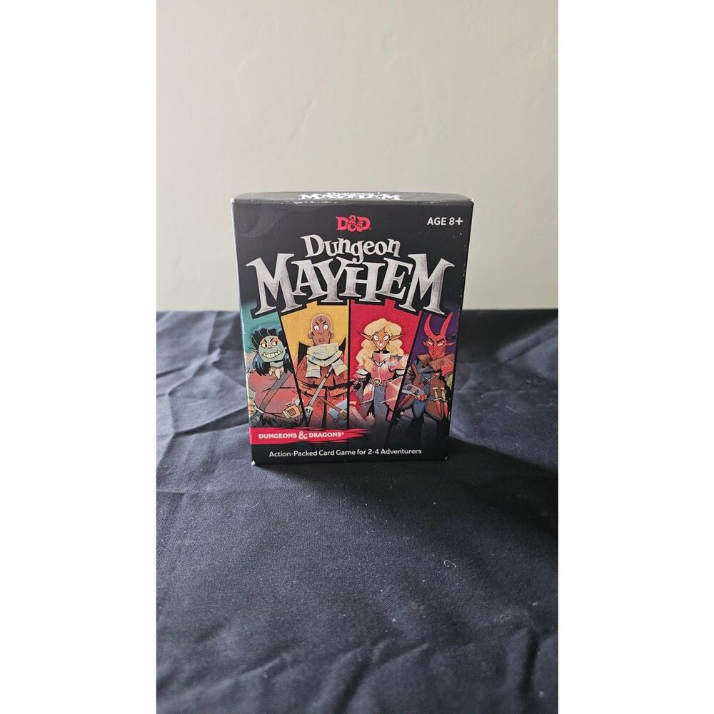 Dungeons & Dragons Dungeon Mayhem Card Game Complete In Box Wizards Coast